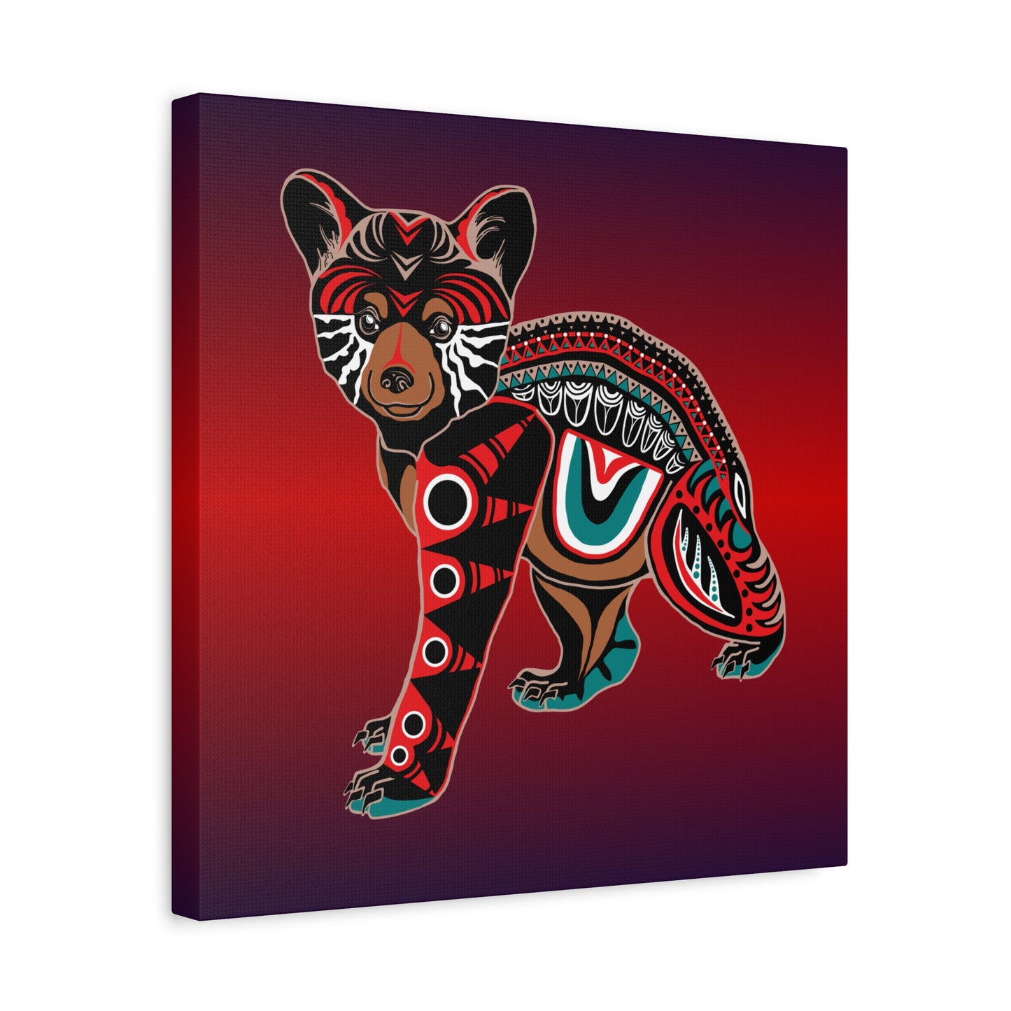 Black Bear Cub Canvas