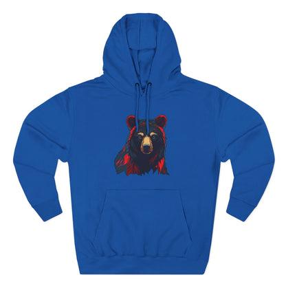 Black Bear Icon - Fleece Hoodie