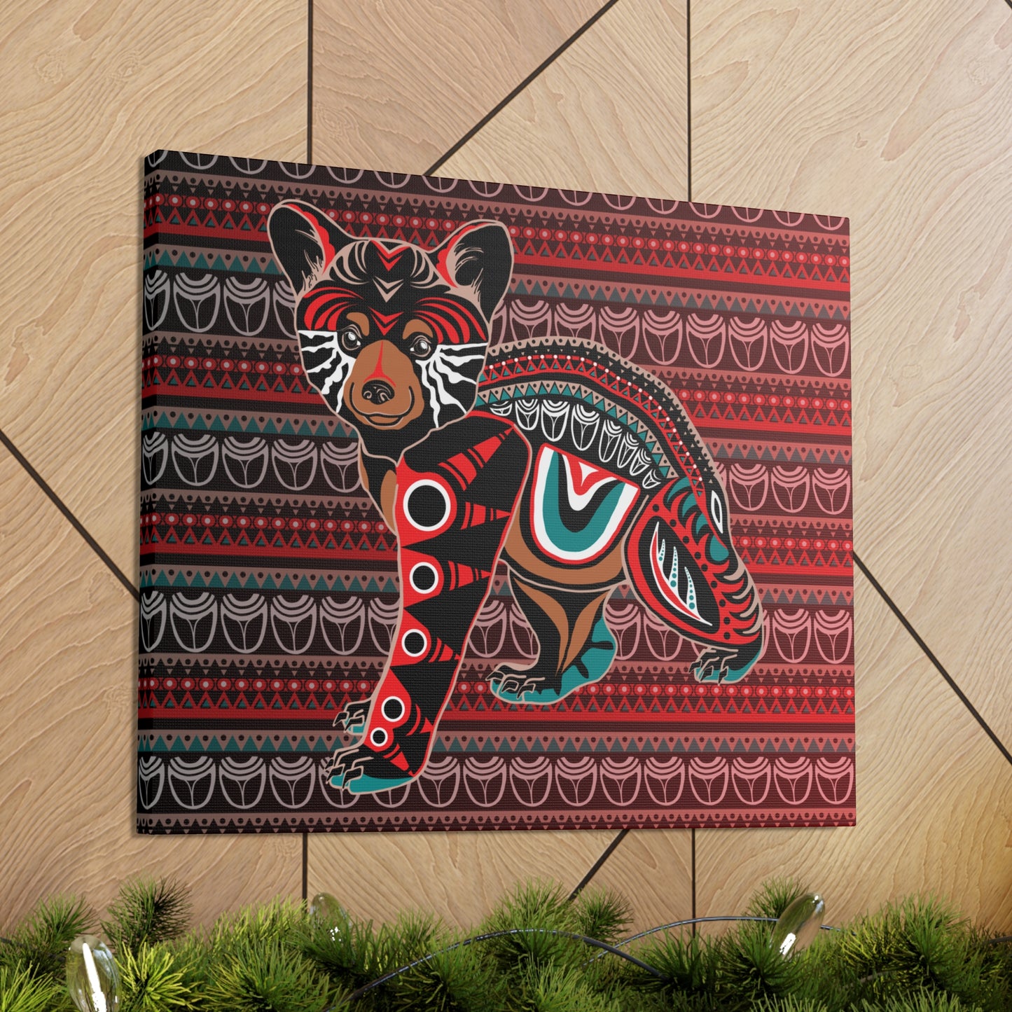 Black Bear Cub Canvas