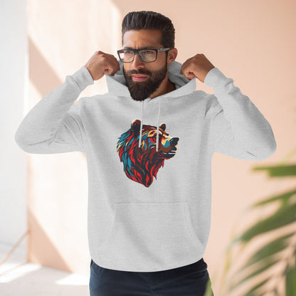 Grizzly Bear Icon - Fleece Hoodie