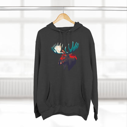 Moose Icon - Fleece Hoodie