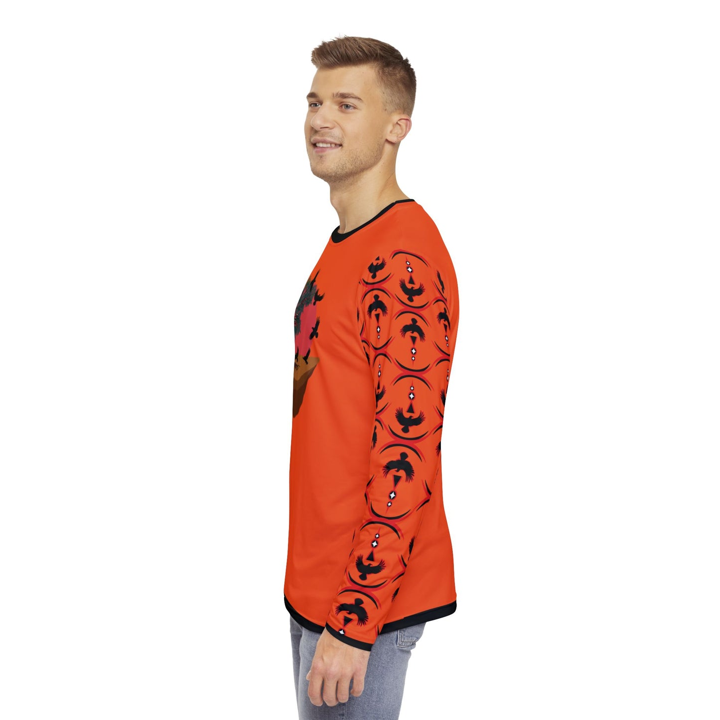 Orange Raven Cycle Long-Sleeve