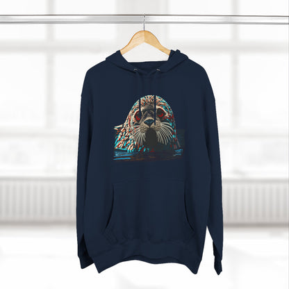 Harbor Seal Icon - Fleece Hoodie