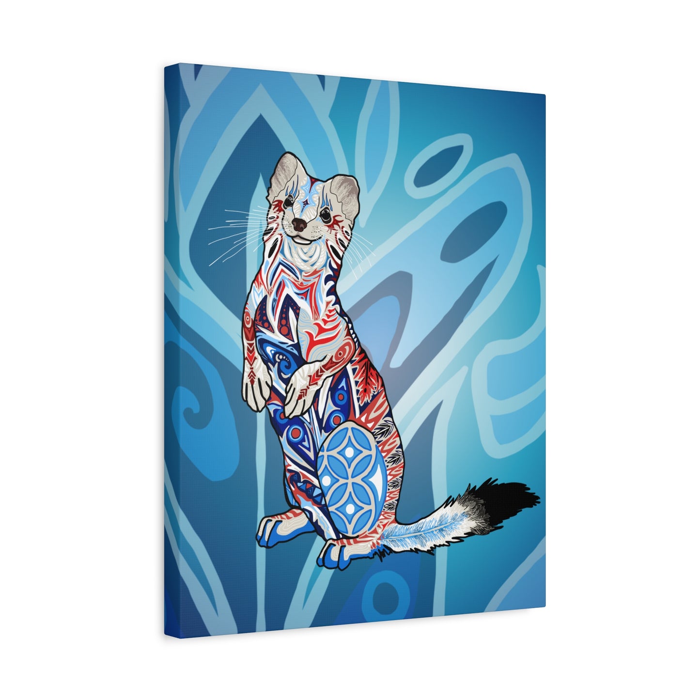 Winter Ermine Canvas