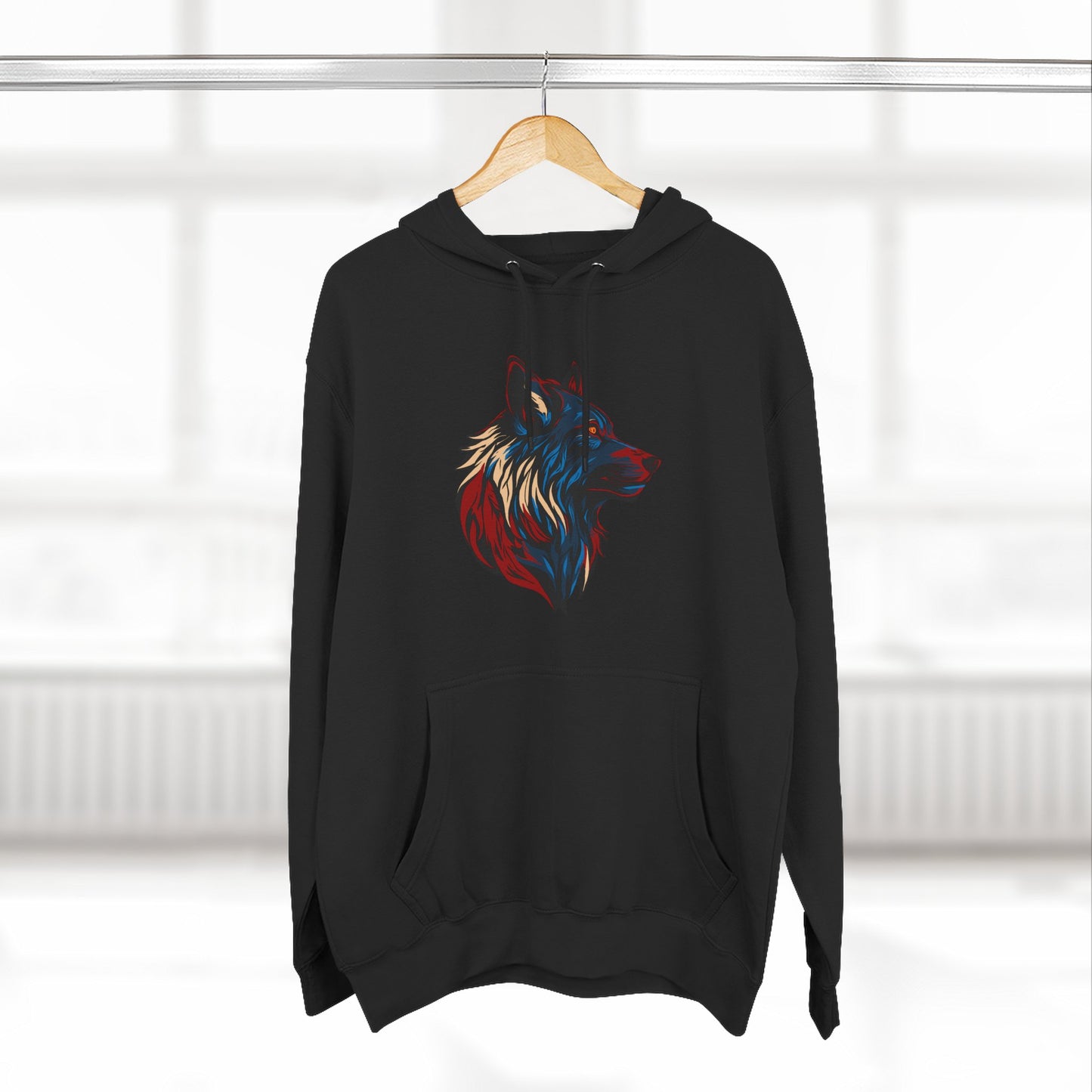 Wolf Icon - Fleece Hoodie