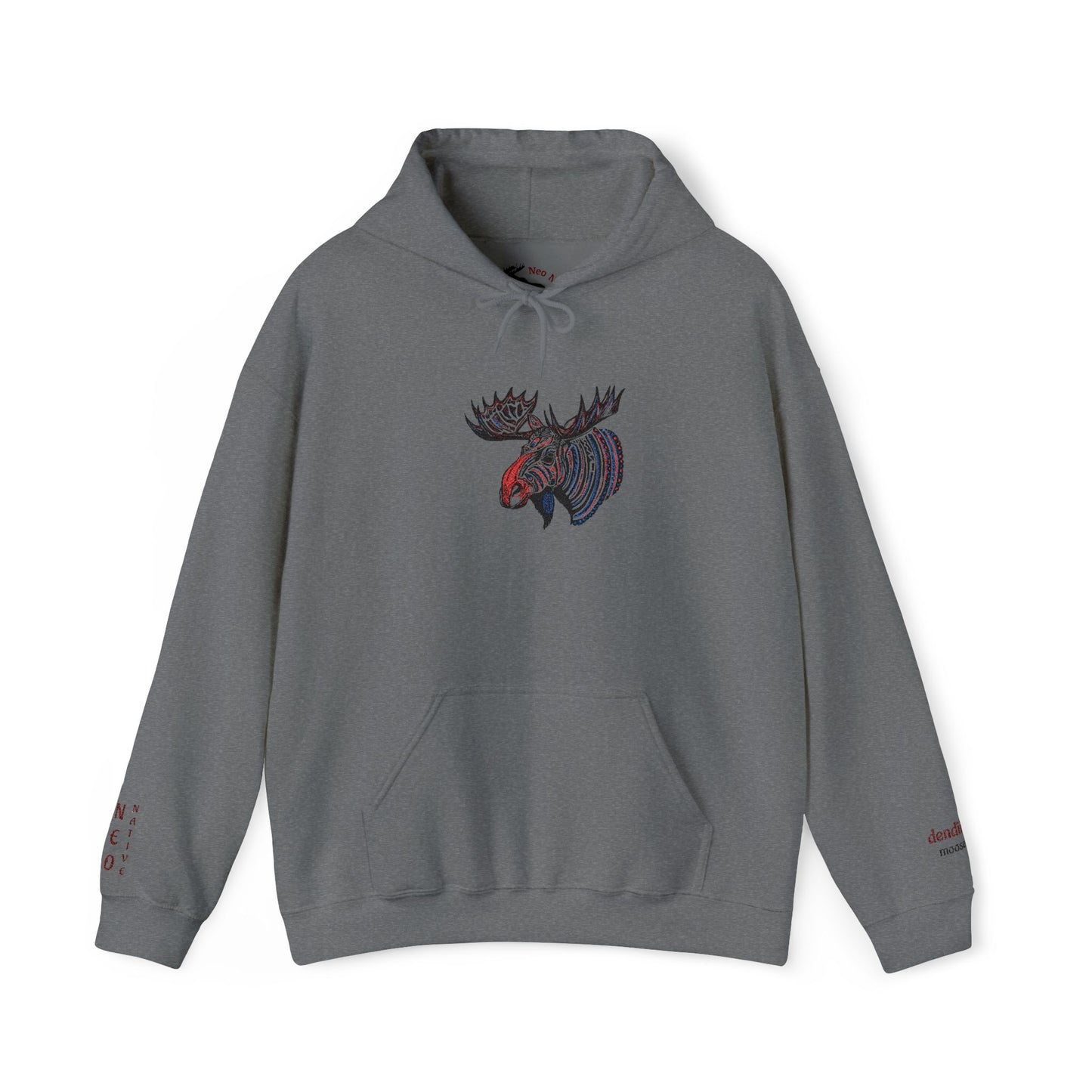 Tribal Moose Hoodie