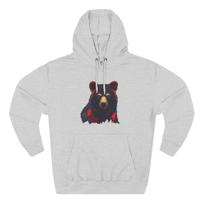 Black Bear Icon - Fleece Hoodie