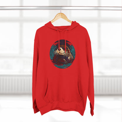 Sea Otter Icon - Fleece Hoodie