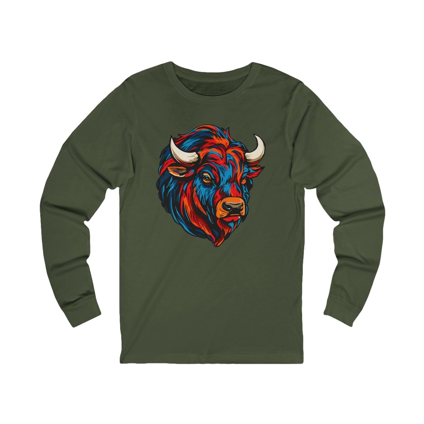 Bison Icon - Long-Sleeve Tee