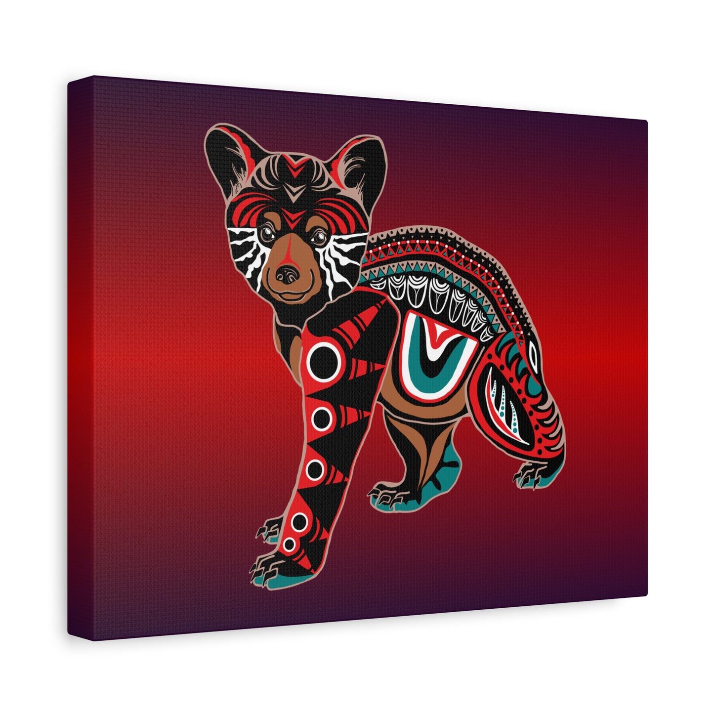 Black Bear Cub Canvas