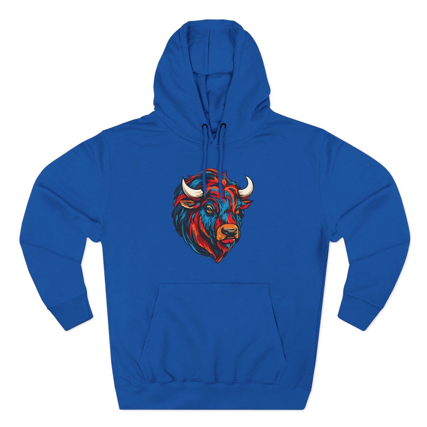 Bison Icon - Fleece Hoodie