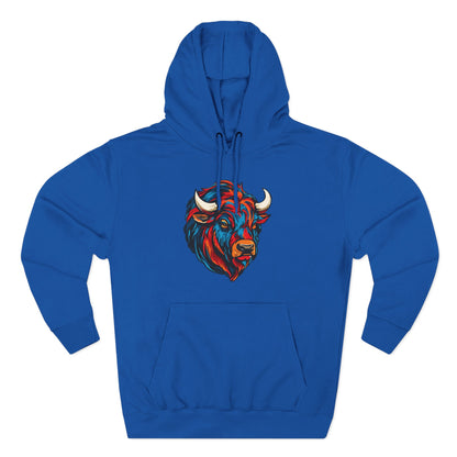 Bison Icon - Fleece Hoodie