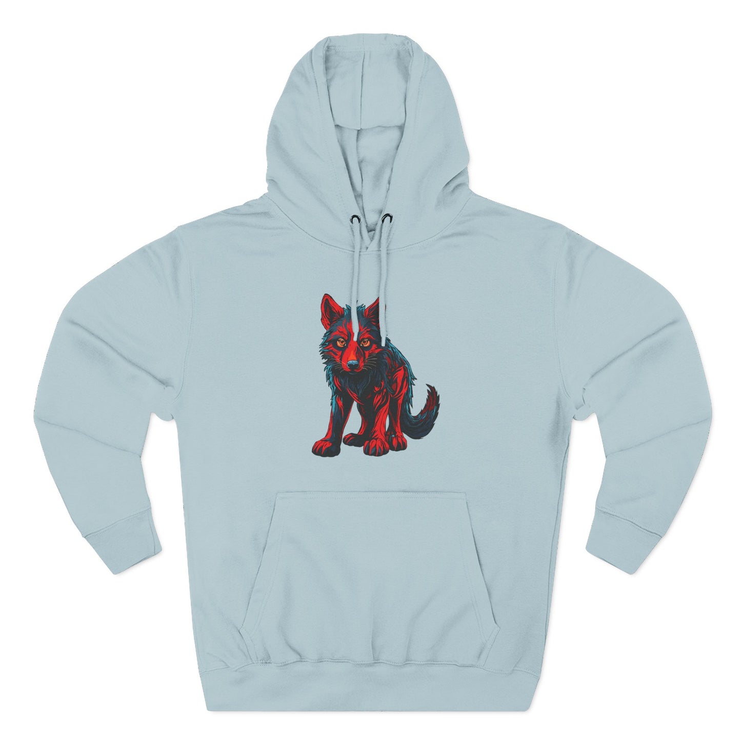 Wolf Pup Icon - Fleece Hoodie