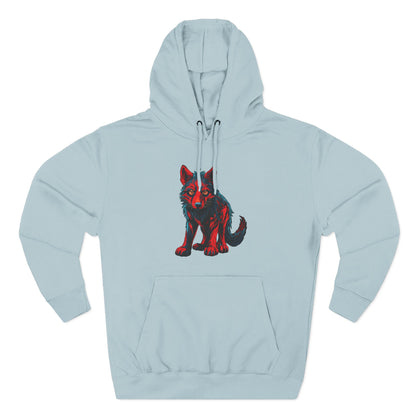 Wolf Pup Icon - Fleece Hoodie