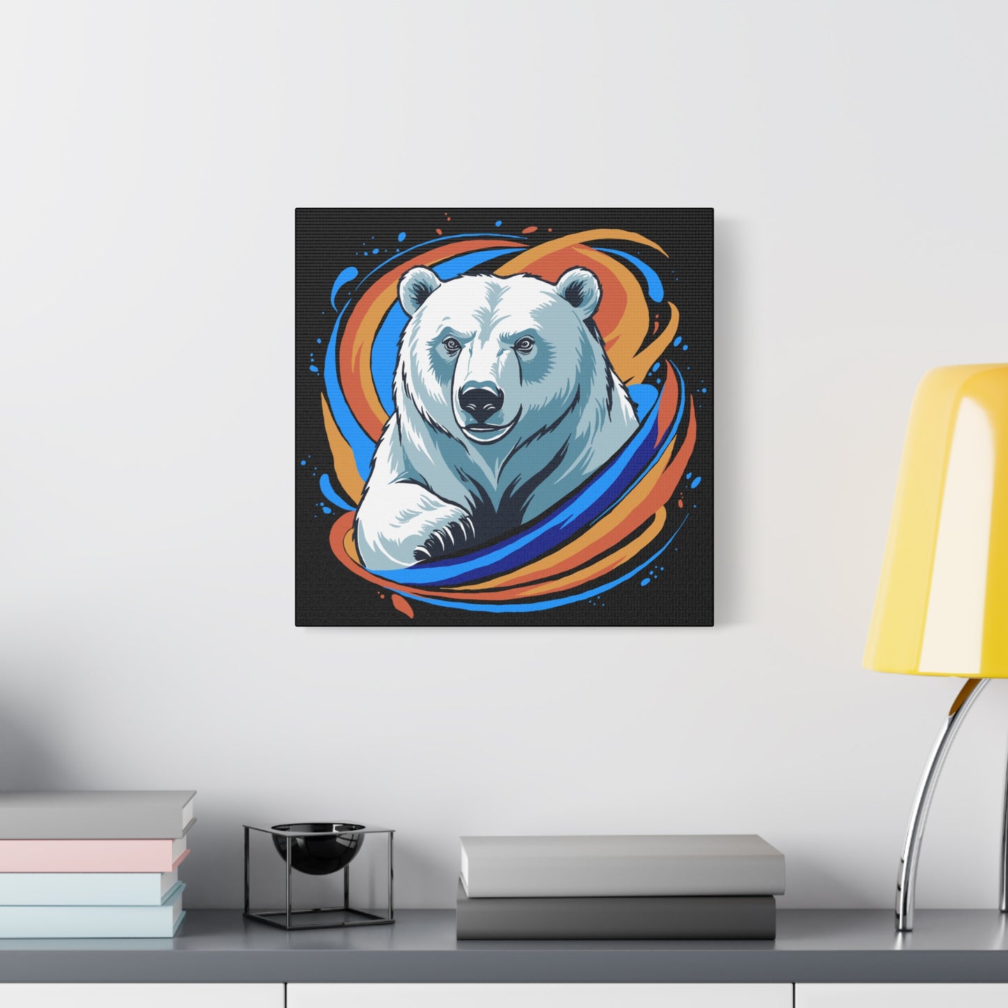 Strength Polar Bear Canvas