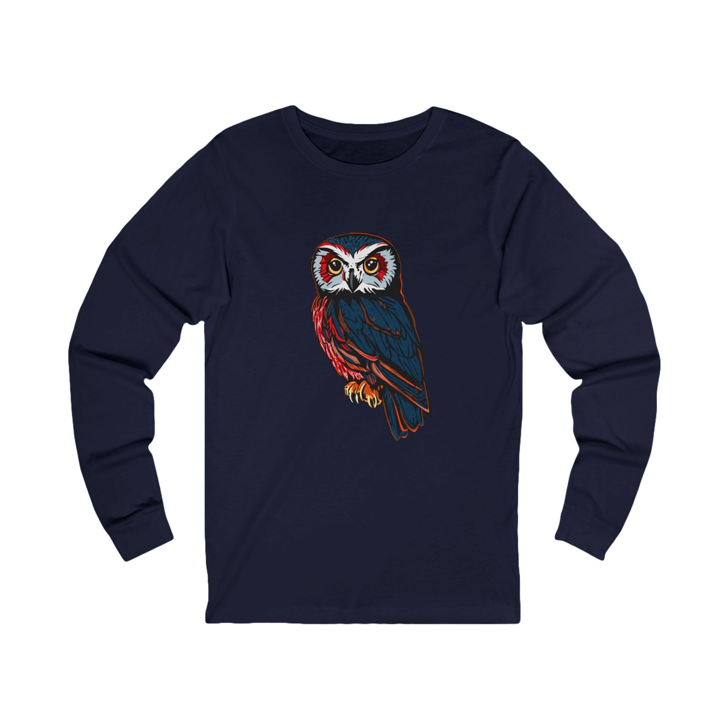 Saw-Whet Owl Icon - Long-Sleeve Tee