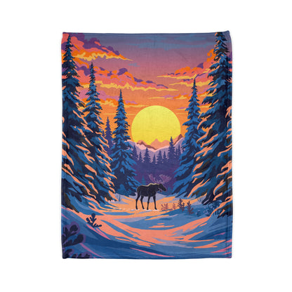 Spruce Moose Blanket
