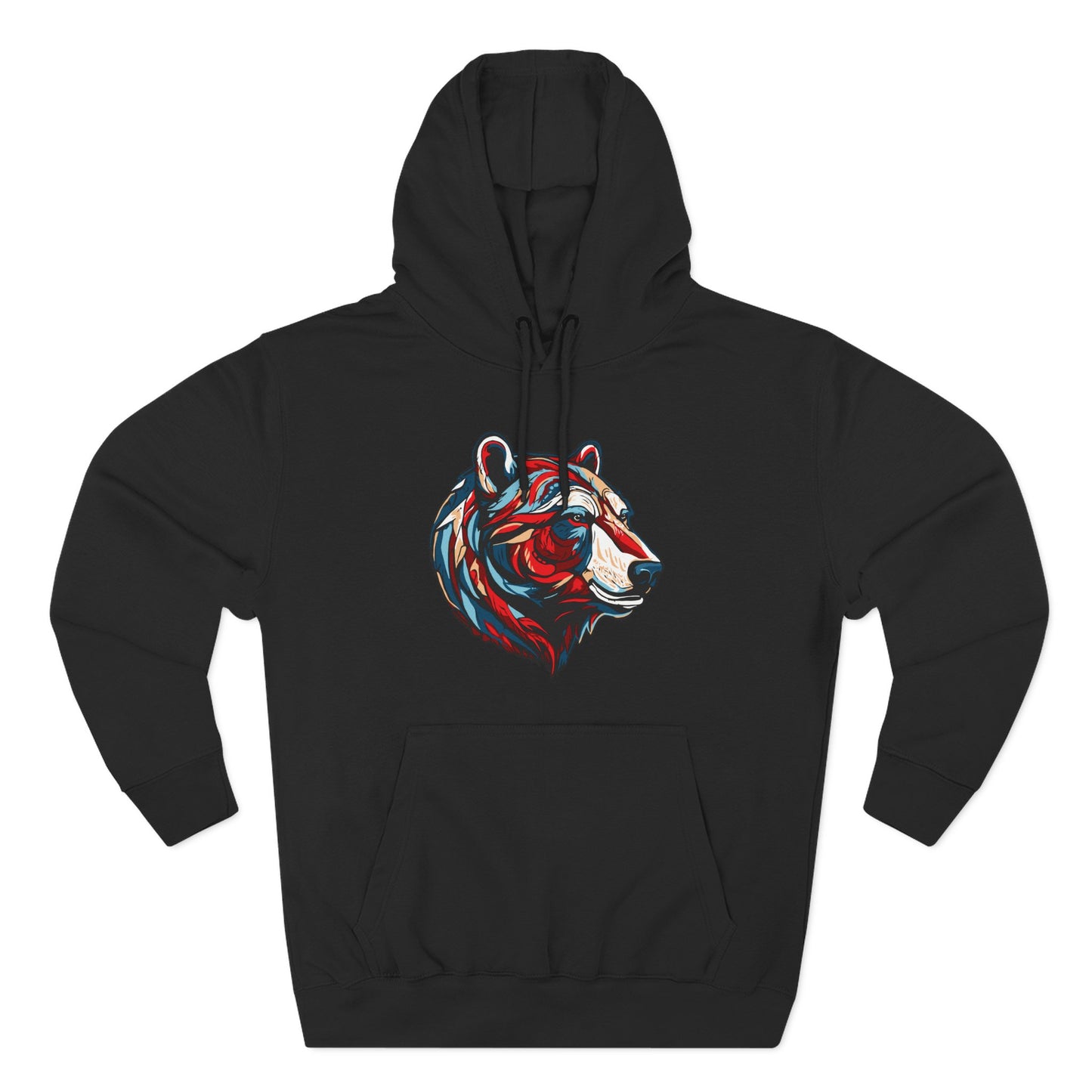 Polar Bear Icon - Fleece Hoodie