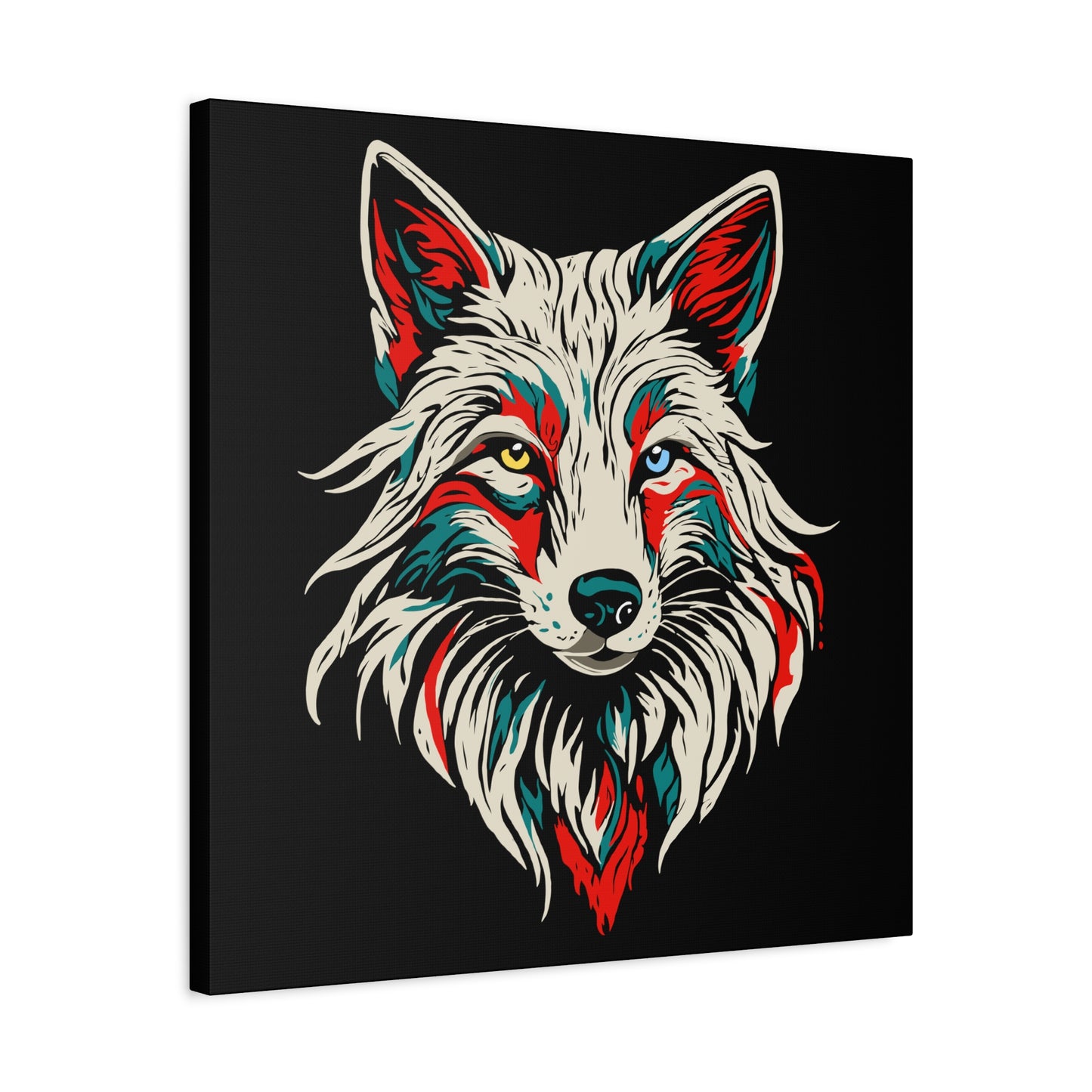 Arctic Fox Icon Canvas