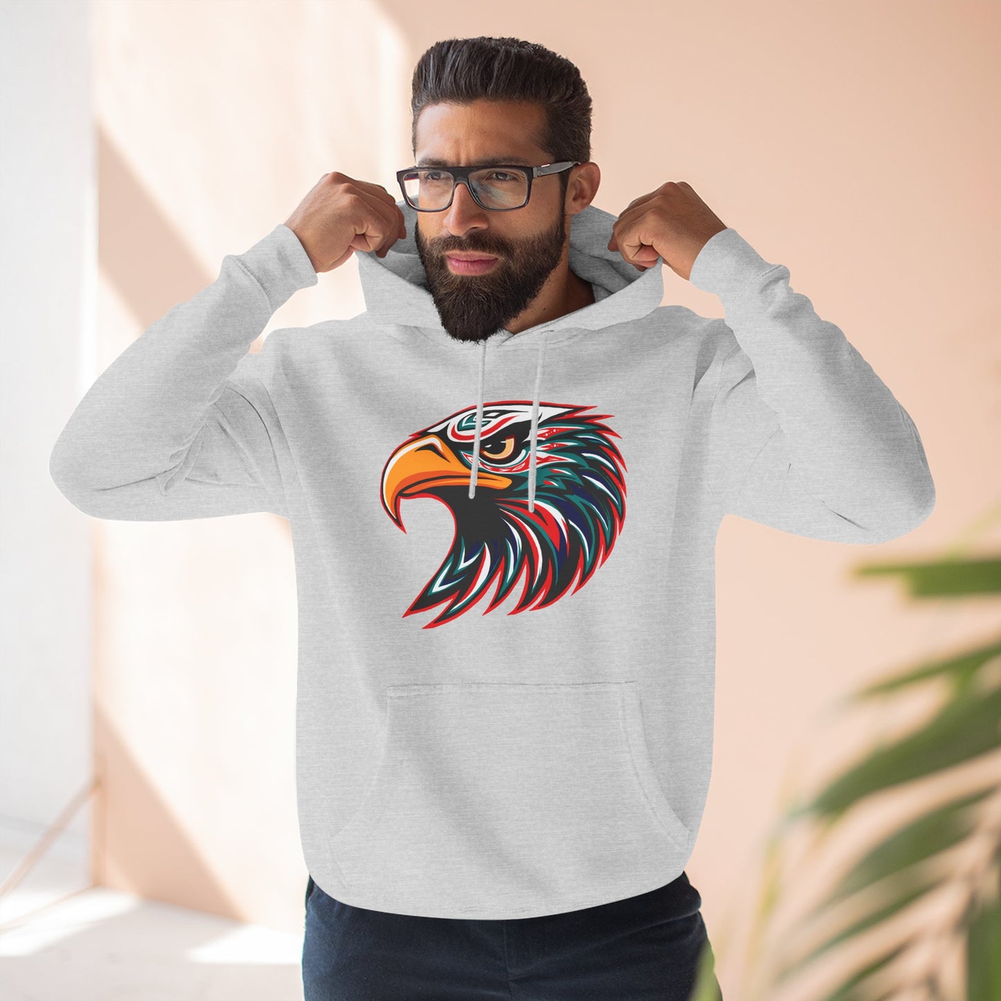Eagle Icon - Fleece Hoodie