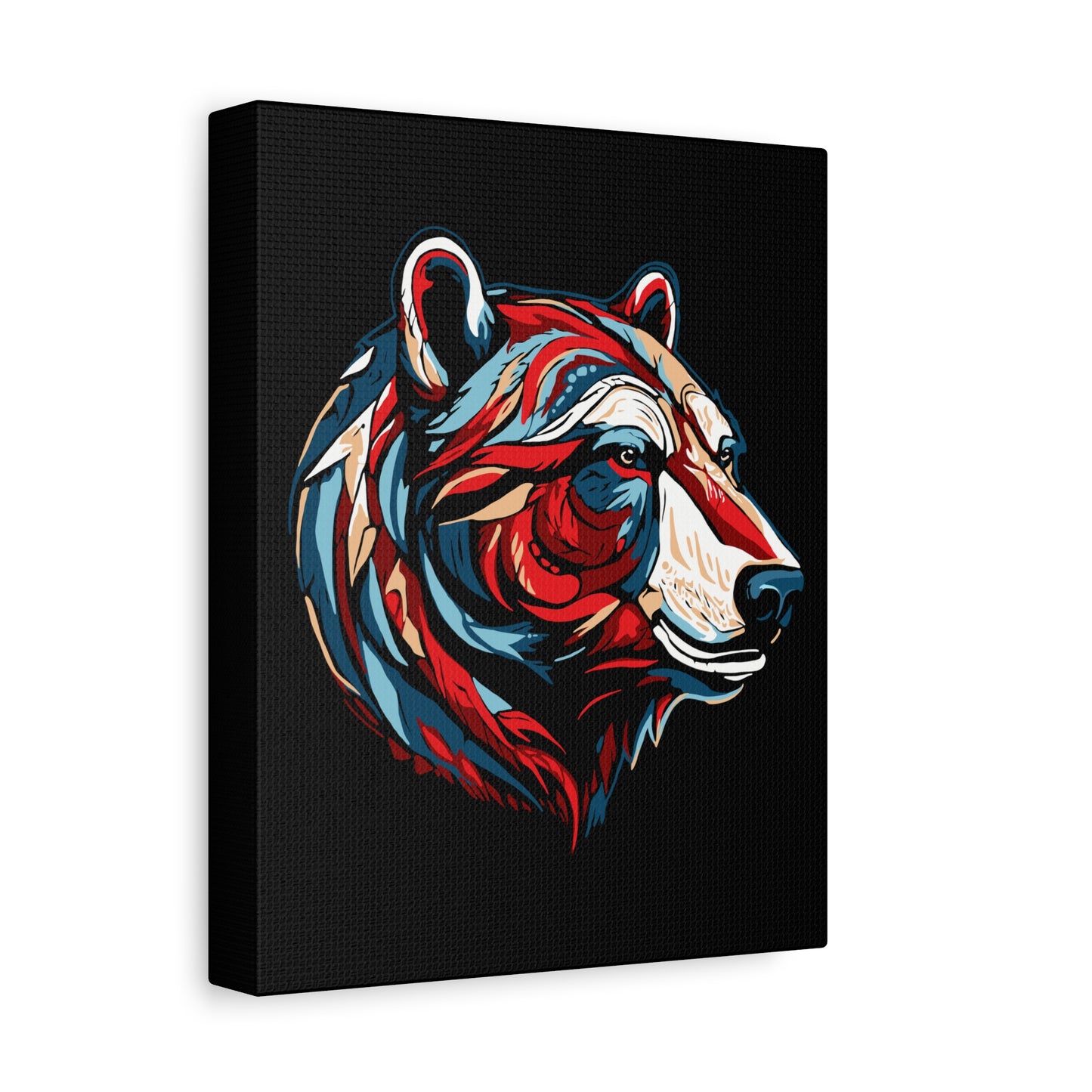 Polar Bear Icon Canvas