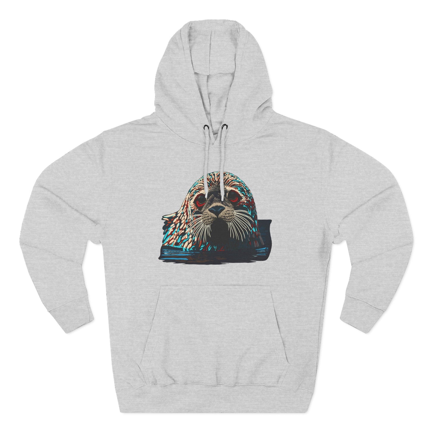 Harbor Seal Icon - Fleece Hoodie