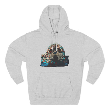 Harbor Seal Icon - Fleece Hoodie