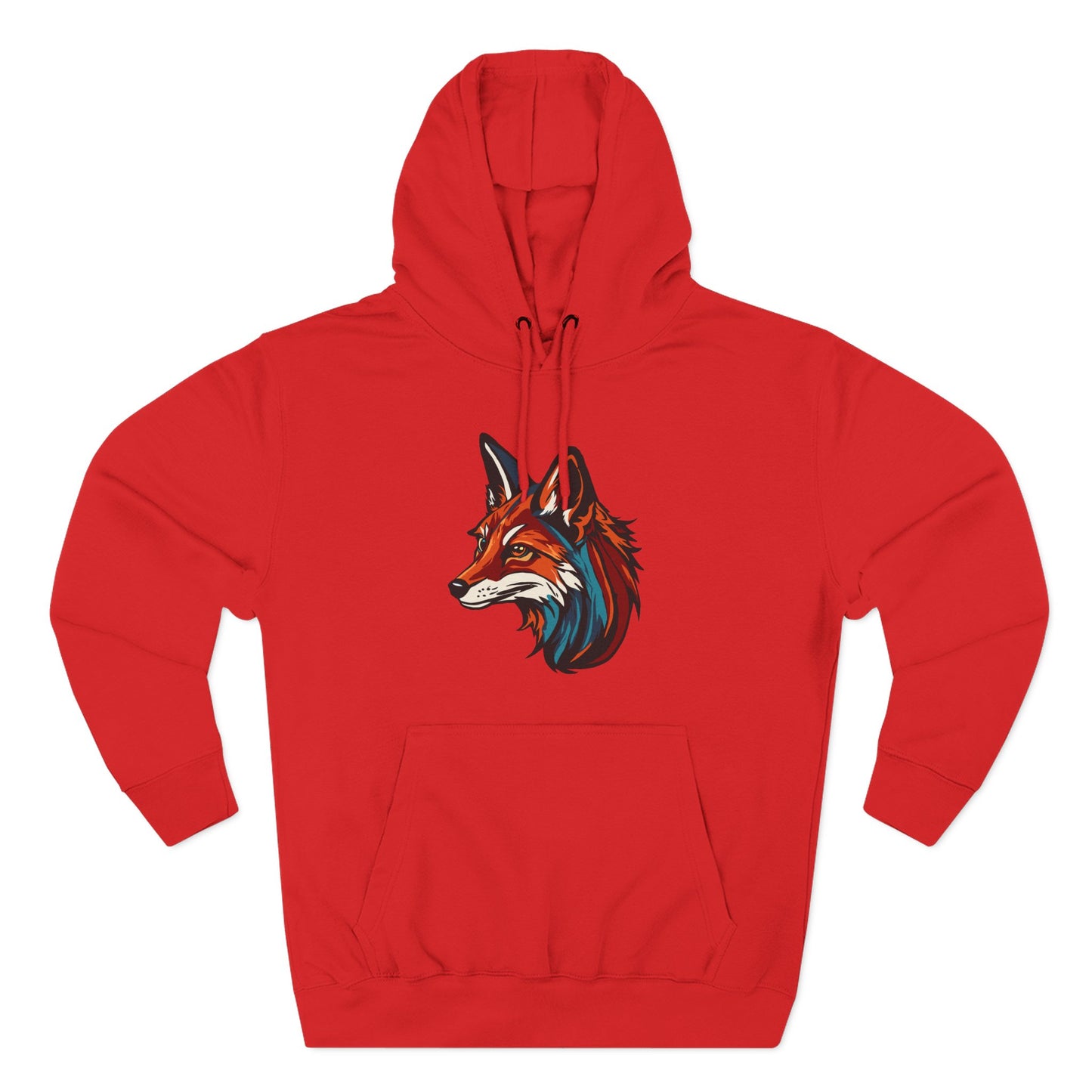 Red Fox Icon - Fleece Hoodie