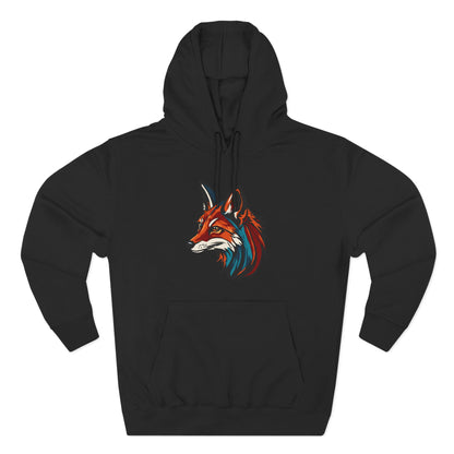Red Fox Icon - Fleece Hoodie