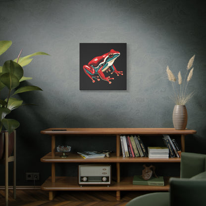 Wood Frog Icon Canvas