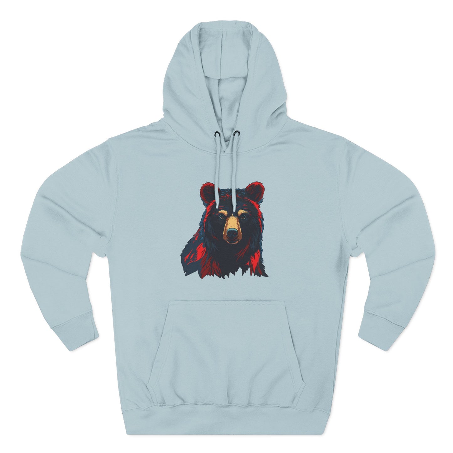 Black Bear Icon - Fleece Hoodie