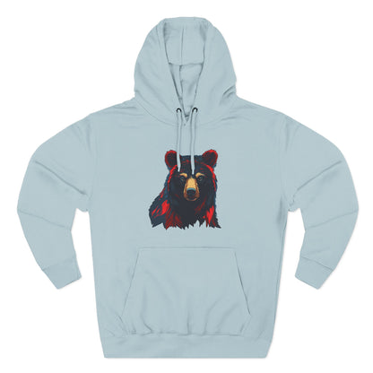 Black Bear Icon - Fleece Hoodie