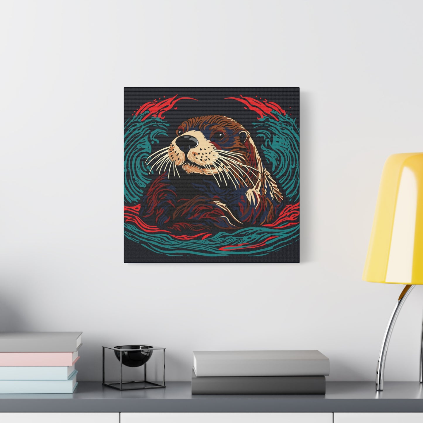 Sea Otter Icon Canvas