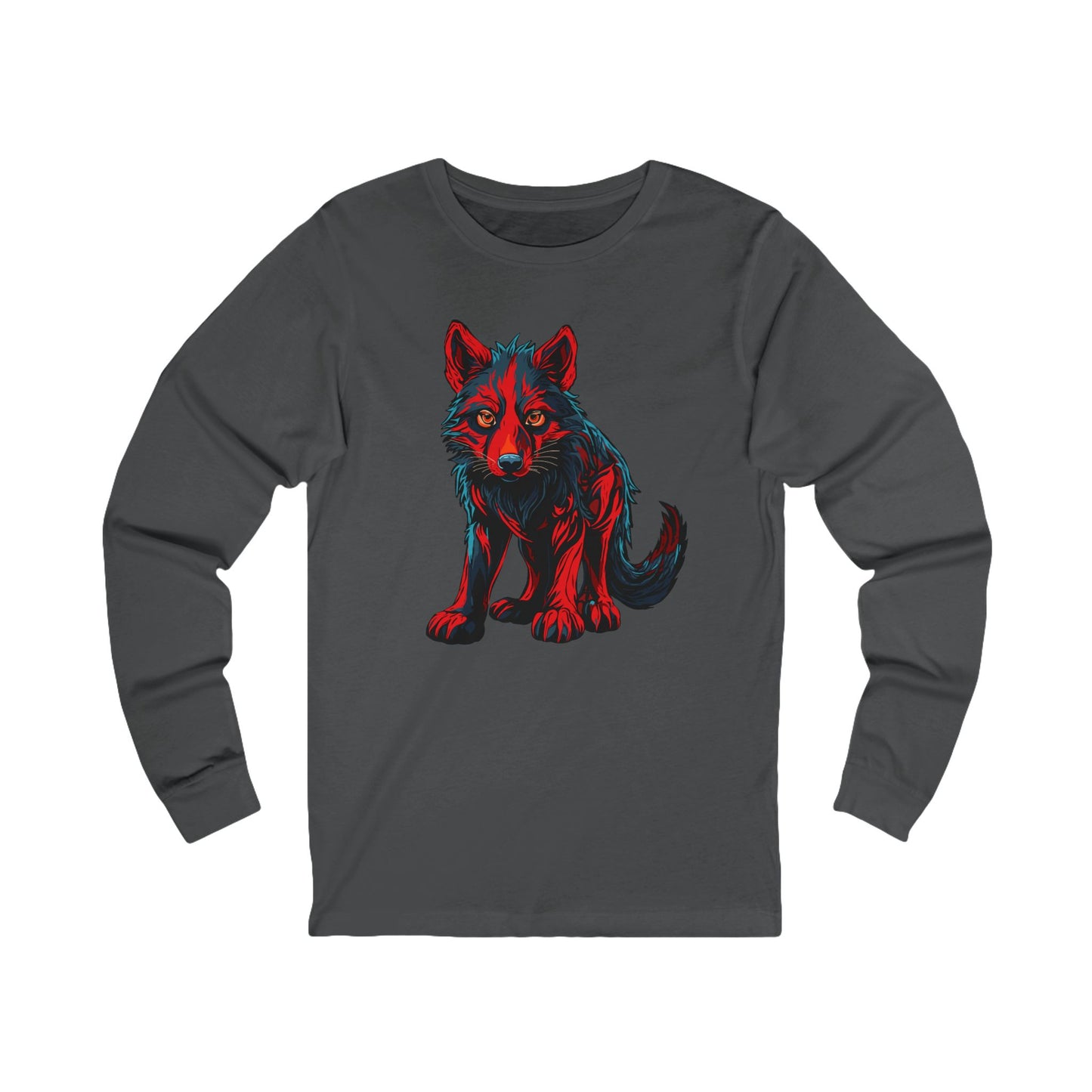Wolf Pup Icon - Long-Sleeve Tee