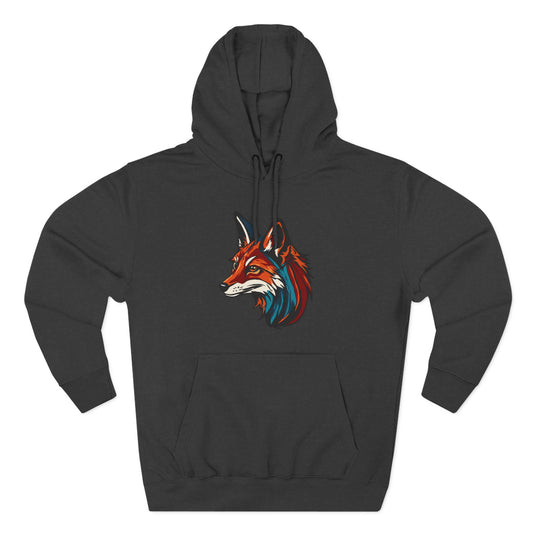 Red Fox Icon - Fleece Hoodie