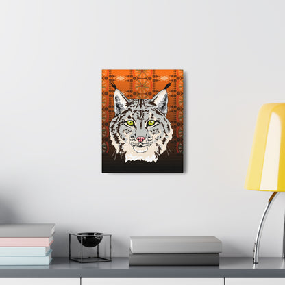 Lynx Portrait (gray) Canvas