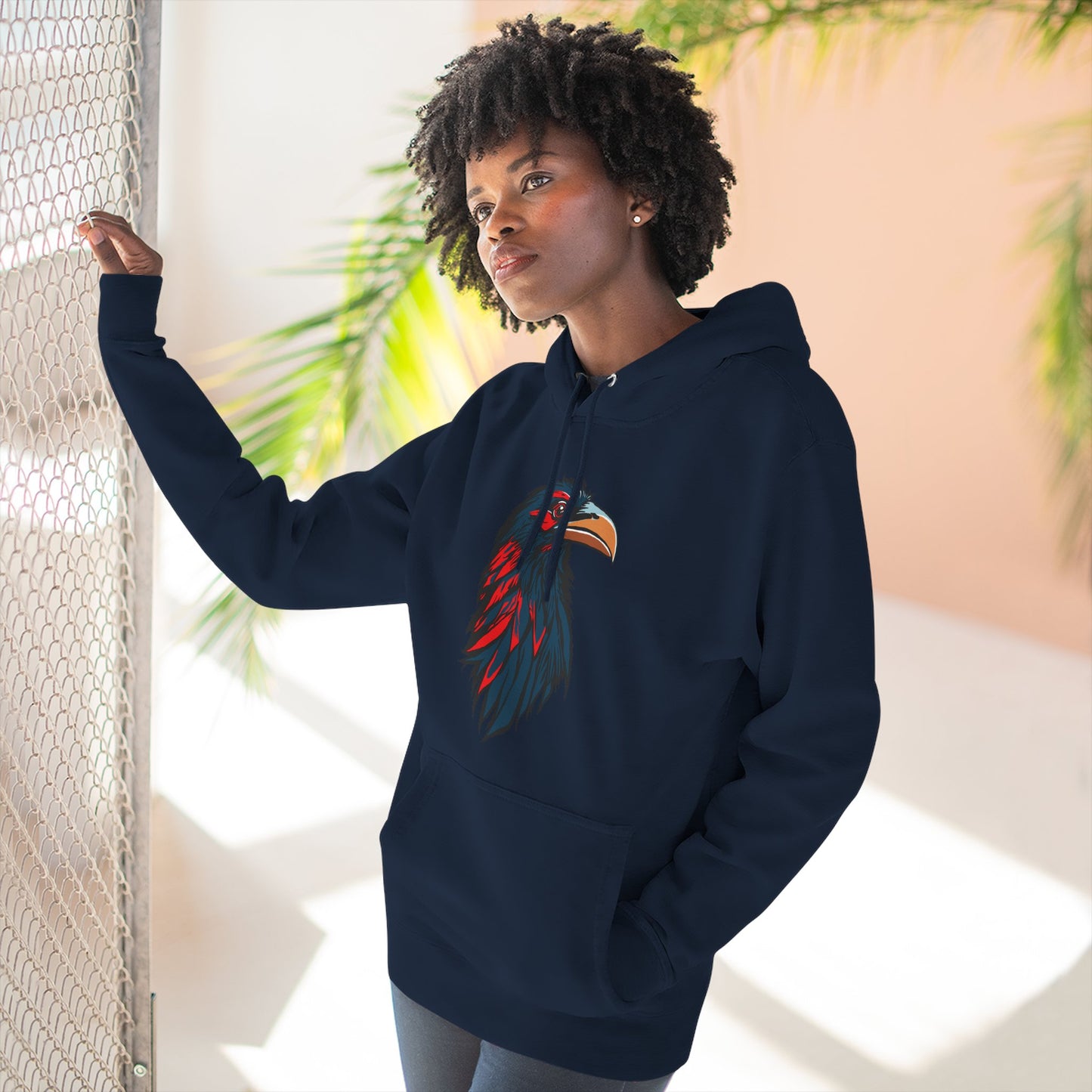 Raven Icon - Fleece Hoodie