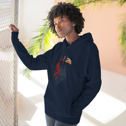 Raven Icon - Fleece Hoodie