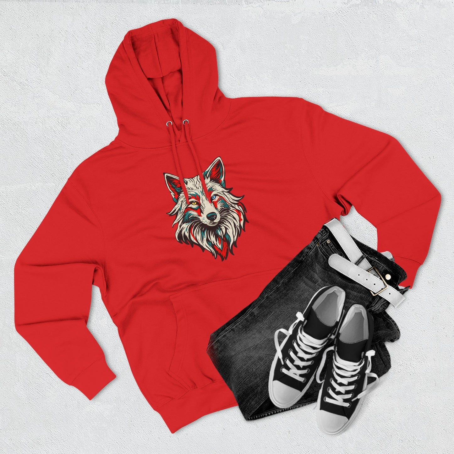 Arctic Fox Icon - Fleece Hoodie