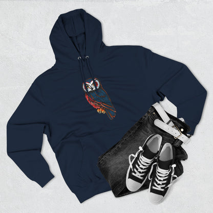 Saw-Whet Owl Icon - Fleece Hoodie