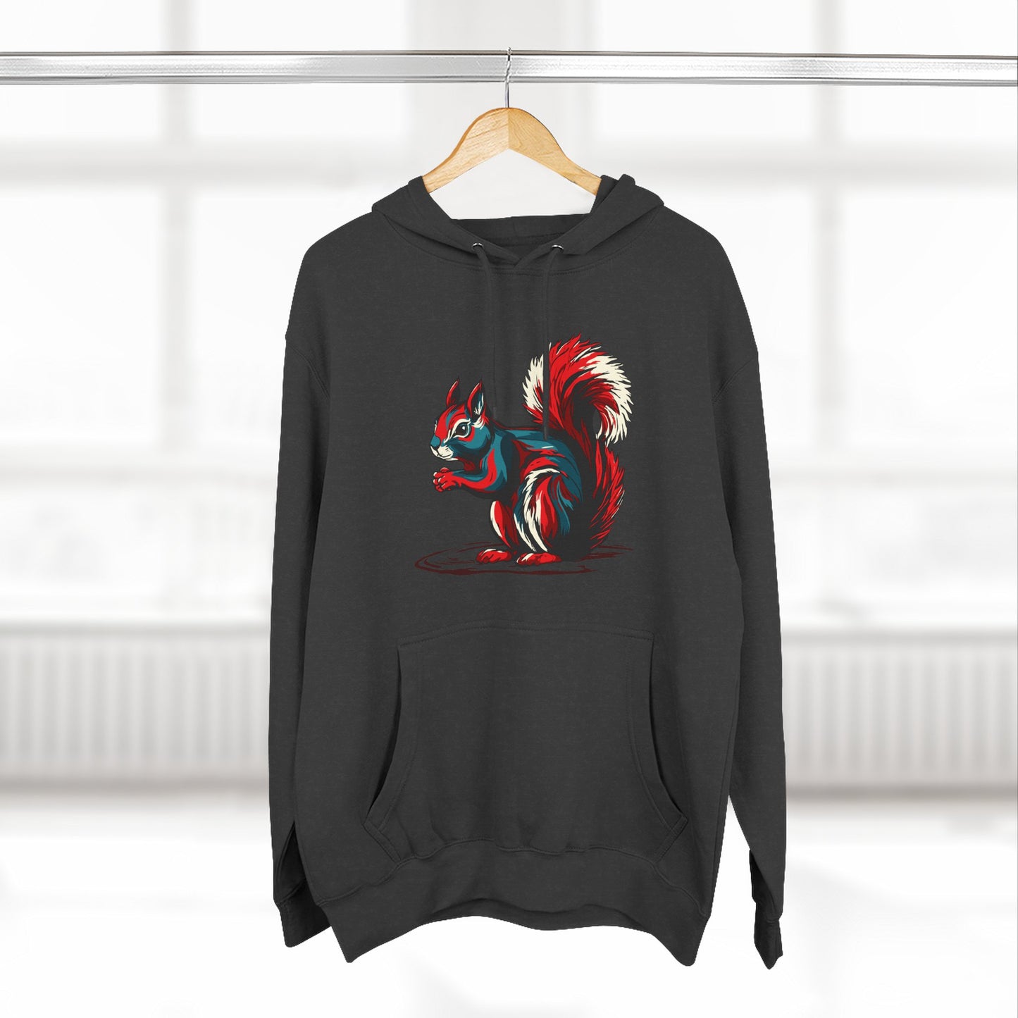 Squirrel Icon - Fleece Hoodie