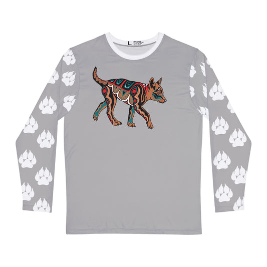 Tan Wolf Pup Long-Sleeve