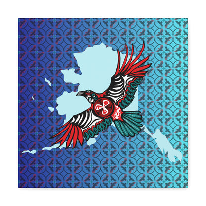 Flying Raven Canvas