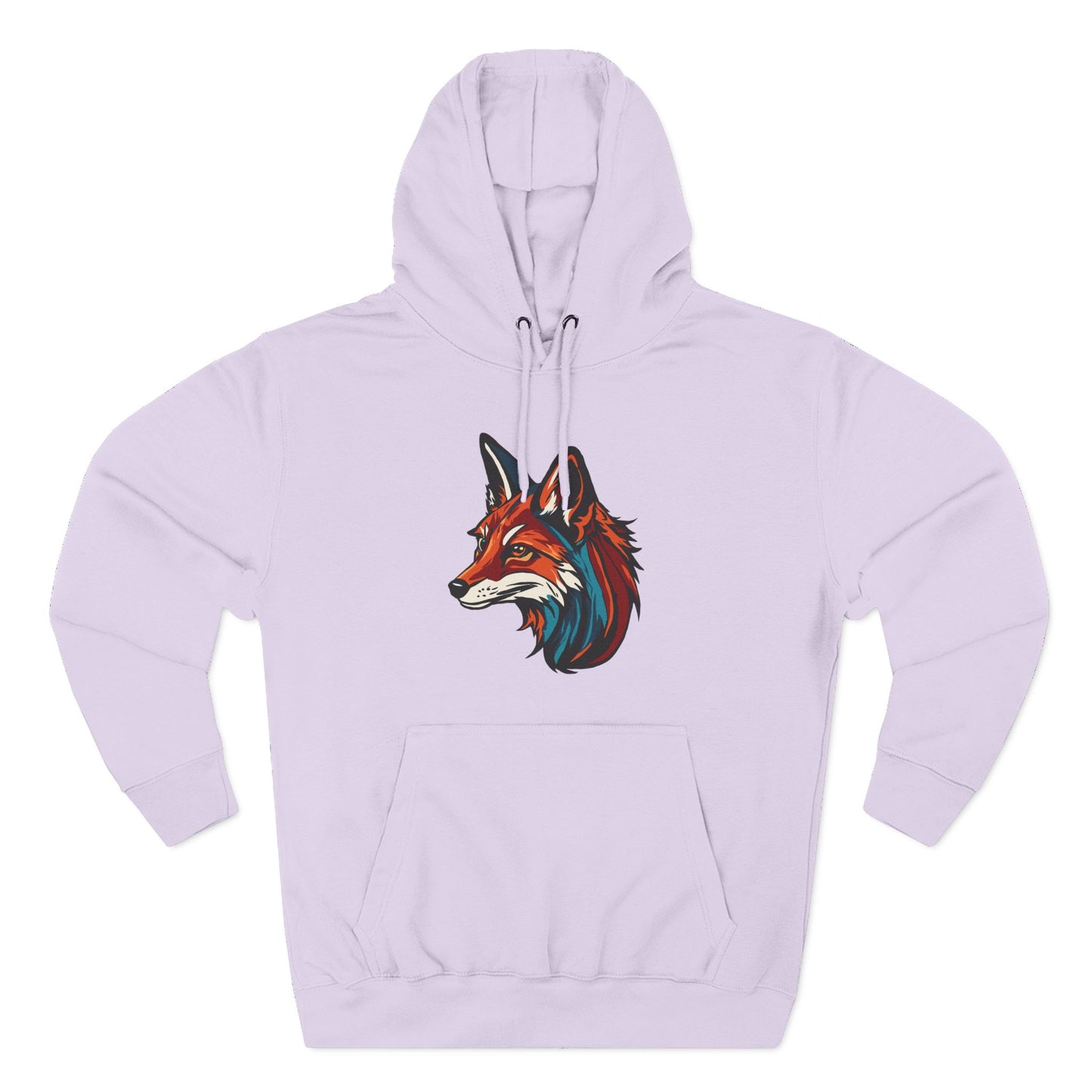 Red Fox Icon - Fleece Hoodie