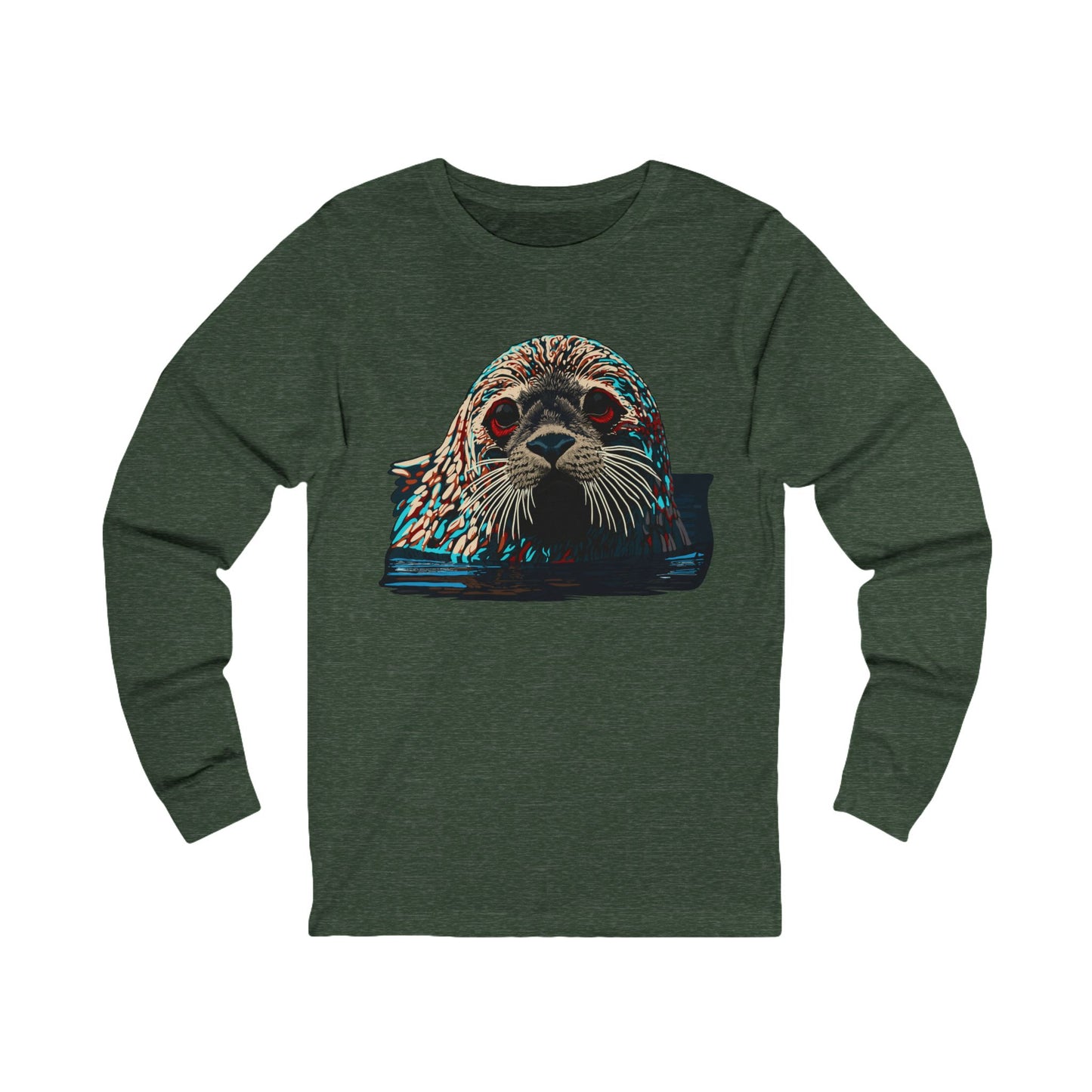 Harbor Seal Icon - Long-Sleeve Tee