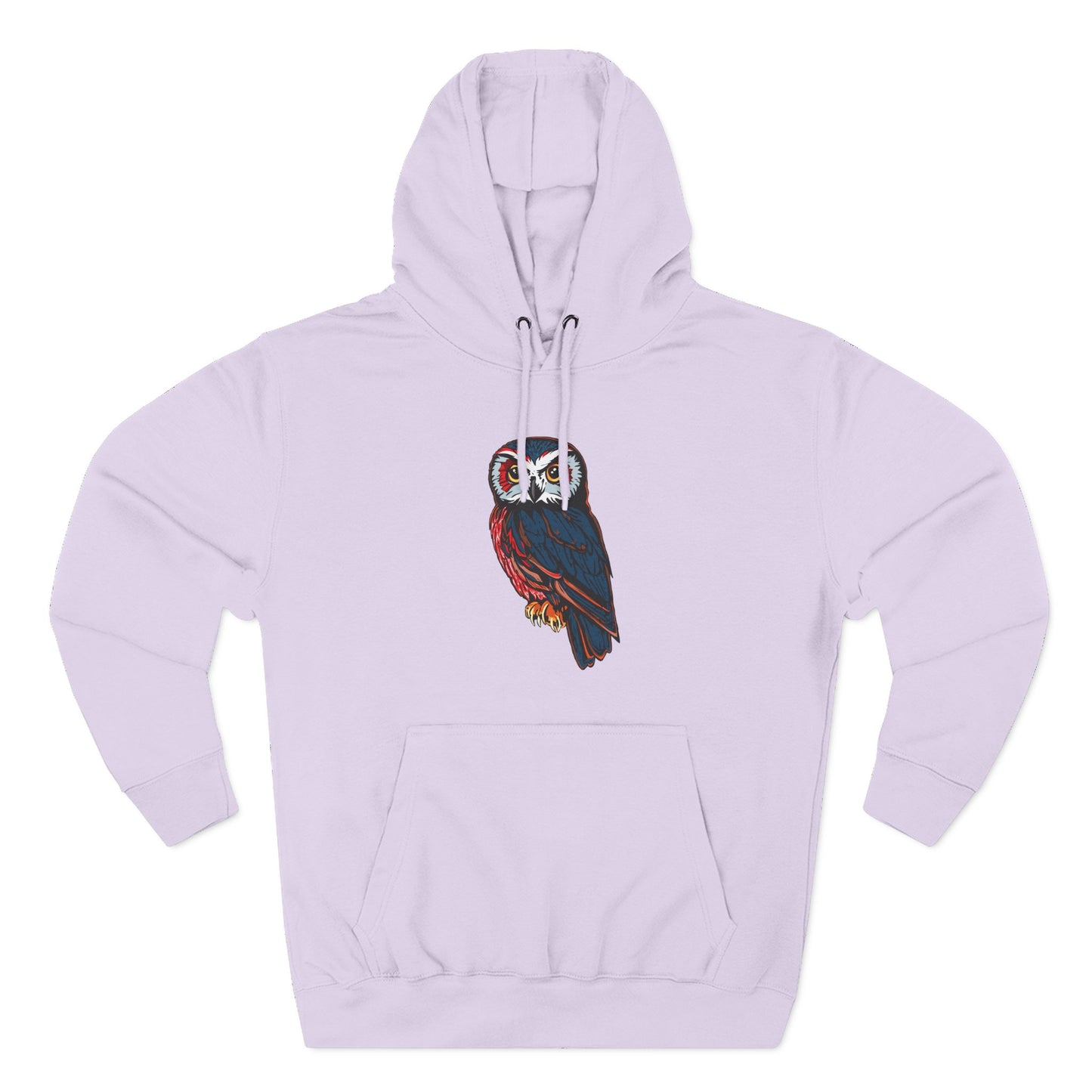 Saw-Whet Owl Icon - Fleece Hoodie
