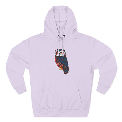 Saw-Whet Owl Icon - Fleece Hoodie
