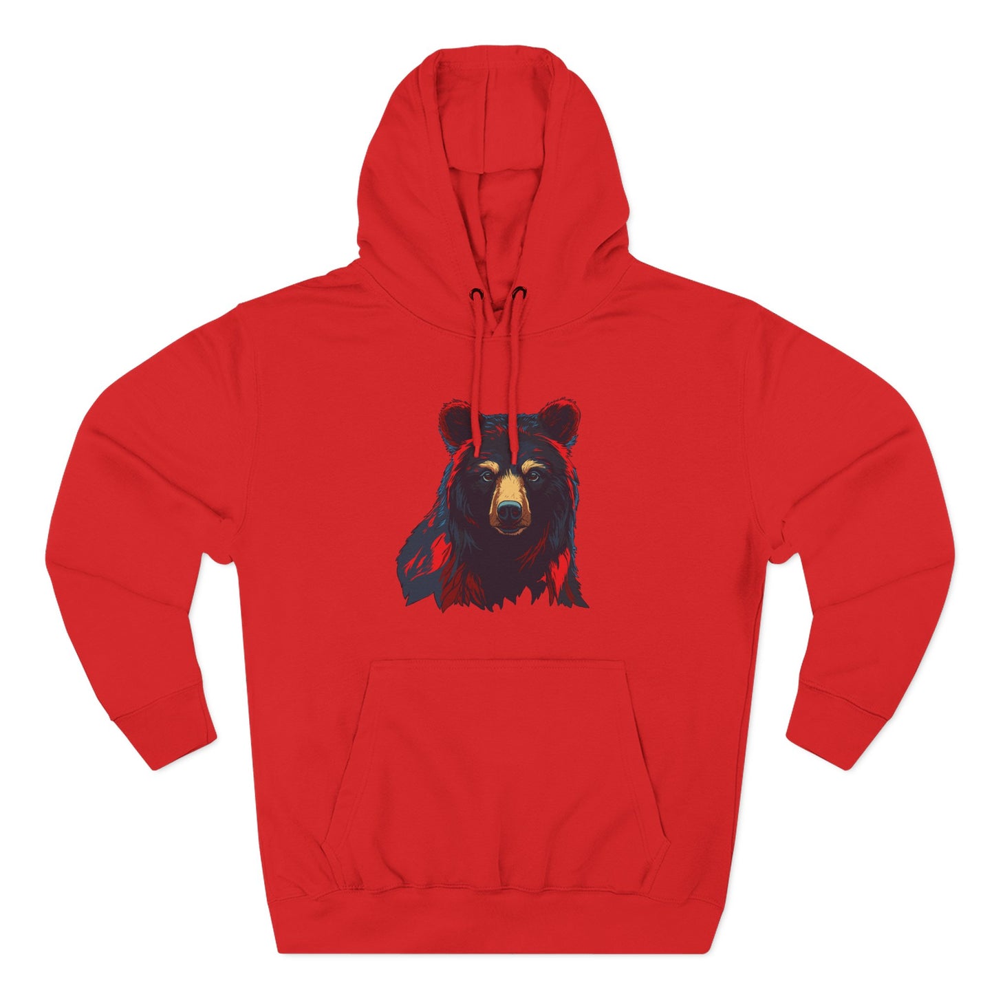 Black Bear Icon - Fleece Hoodie