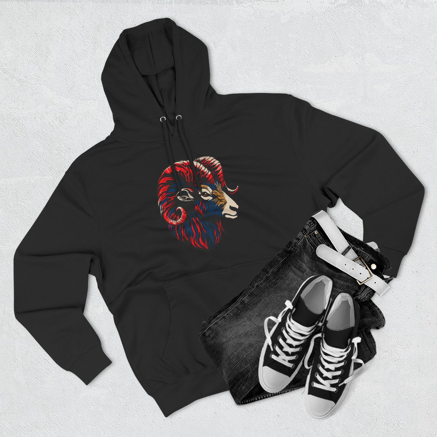 Dall Sheep Icon - Fleece Hoodie