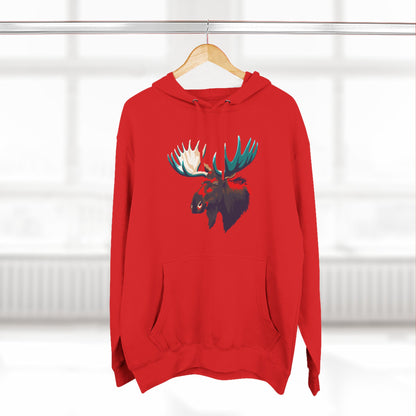 Moose Icon - Fleece Hoodie
